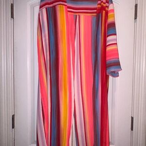 Colorful Striped duster